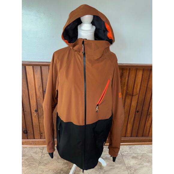 Mens 686 GLCR Hydra Thermagraph Insulated Jacket Hooded Pockets Ski Large - Picture 1 of 16